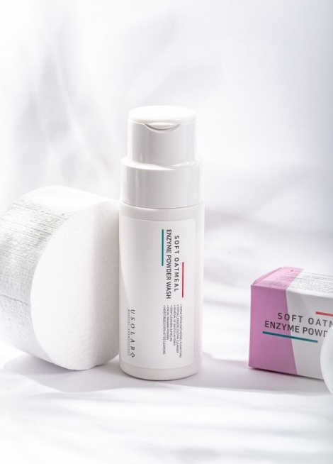 М’яка ензимна пудра SOFT OATMEAL ENZYME POWDER WASH USOLAB, 50 г