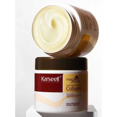 Маска для пошкодженого волосся з колагеном Karseell Power Maca Essence Repair Collagen Hair Mask, 500 мл