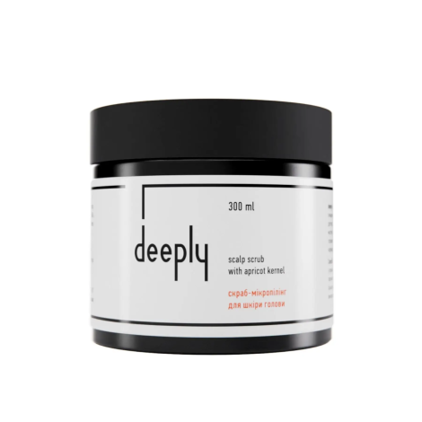 Скраб для шкіри голови Deeply Scalp Scrub with Apricot Kernel, 300 мл