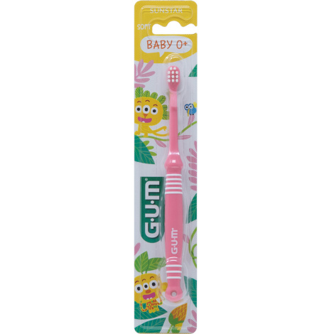 Зубна щітка GUM KIDS BABY MONSTR 213MВ (рожевий)