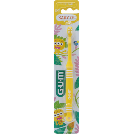 Зубна щітка GUM KIDS BABY MONSTR 213MВ (жовтий)