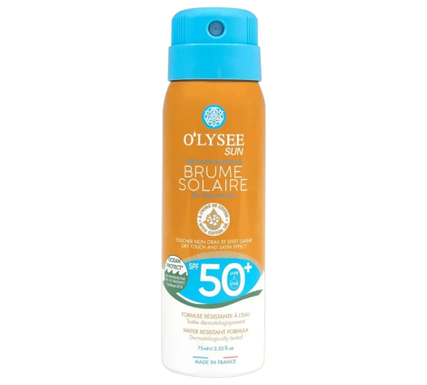 Сонцезахисний спрей SPF50+ O’LYSEE Very High Protection Sun Mist SPF 50+, 75 мл