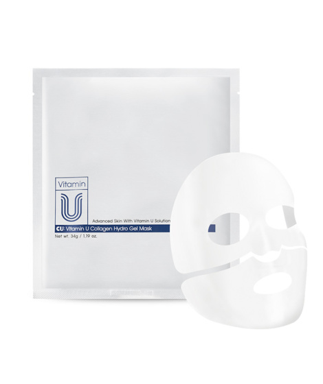 Гідрогелева маска подвійної дії для наповнення та сяйва шкіри CU: vitamin u collagen hydro gel mask, 34 г