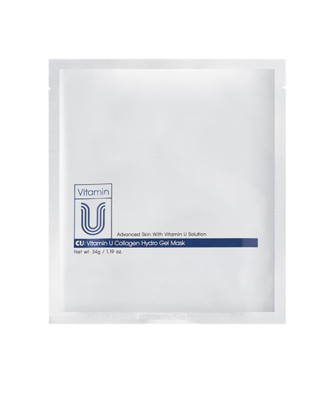 Гідрогелева маска подвійної дії для наповнення та сяйва шкіри CU: vitamin u collagen hydro gel mask, 34 г