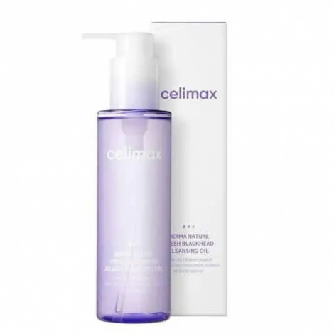 Гидрофильное масло с маслом семян жожоба Celimax Derma Nature Fresh Blackhead Jojoba Cleansing Oil, 150 мл