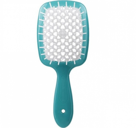 Щітка для волосся Janeke Superbrush Turquoise and White color - 82SP226 TSE
