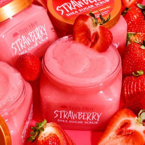 Скраб для тіла Tree Hut Strawberry Sugar Scrub, 510 г