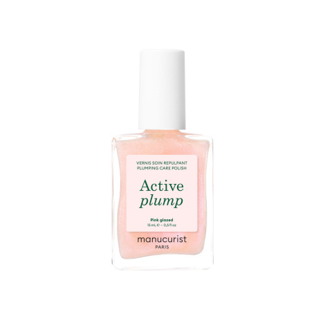 Лак для ногтей с коллагеном с перламутровым нежно-розовым финишем Manucurist Active™ Plump Pink Glazed, 15 мл