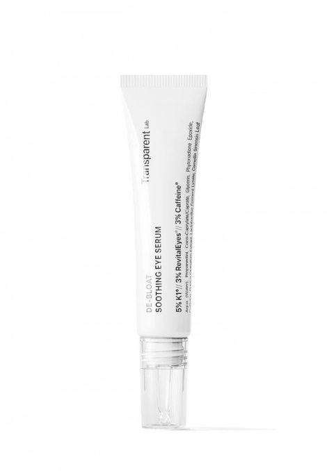 Сироватка для повік TRANSPARENT-LAB DE-BLOAT SOOTHING EYE SERUM Transparetn-Lab, 15 мл