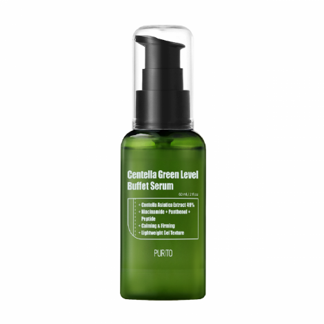 Відновлюючий серум з центелою та ніацінамідом PURITO Centella Green Level Buffet Serum, 60 мл