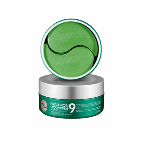 Патчи под глаза успокаивающие гидрогелевые с пептидами Medi-Peel Hyaluron Cica Peptide 9 Ampoule Eye Patch, 60 шт