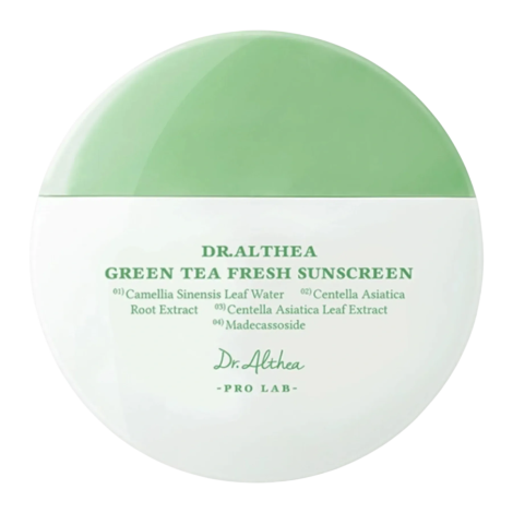 Сонцезахисний крем з екстрактом зеленого чаю Dr.Althea Green Tea Fresh Sunscreen, 45 мл