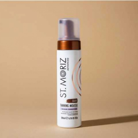 Автобронзат-мусс для темной кожи St Moriz Advanced Colour Correcting Mousse Dark, 200 мл