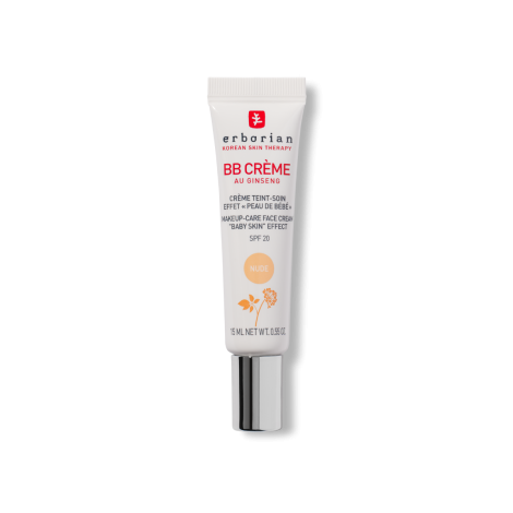 Тонуючий крем для обличчя BB CREAM ERBORIAN NUDE, 15 мл