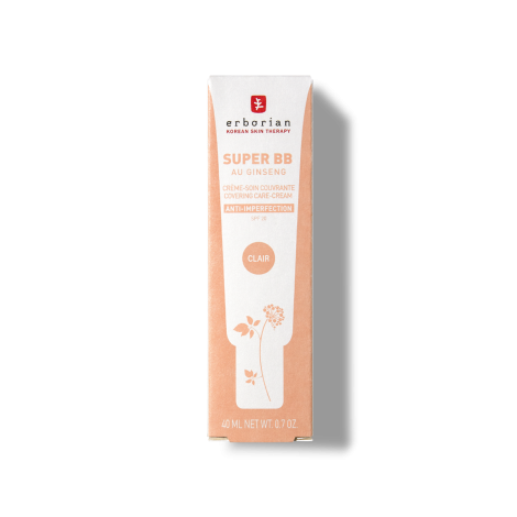 Тонуючий крем ERBORIAN SUPER ВВ CREAM CLAIR, 40 мл