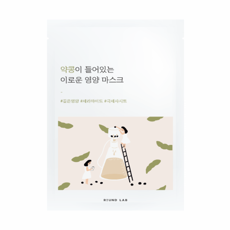 Поживна тканинна маска з екстрактом чорних соєвих бобів ROUND LAB Soybean Nourishing Mask Sheet, 27 мл