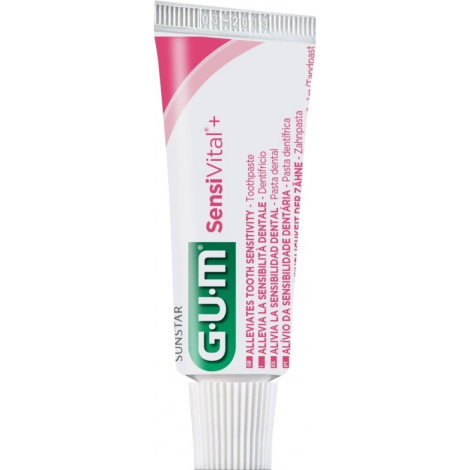 Зубная паста для чувствительных зубов и десен GUM SENSIVITAL+, 12 мл