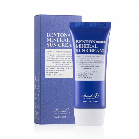Сонцезахисний крем на мінеральній основі Skin Fit SPF50+/PA++++, 50 мл