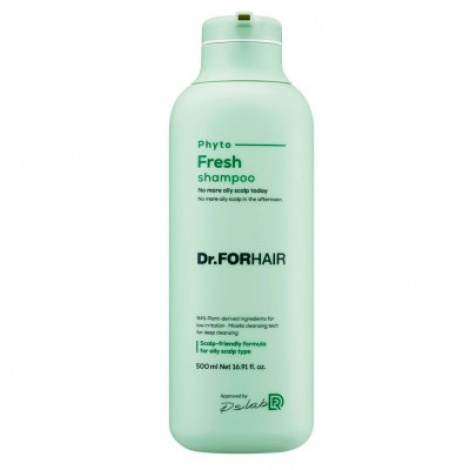 Мицеллярный шампунь для жирной кожи головы Dr.FORHAIR Phyto Fresh, 500 мл