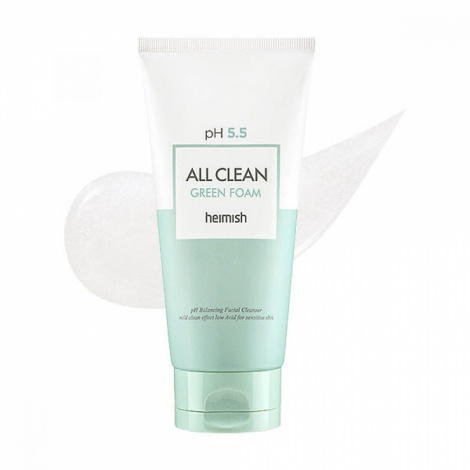 Пінка для вмивання pH 5.5 Heimish All Clean Green Foam, 150 мл