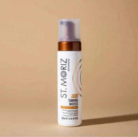 Автобронзат-мусс для светлой кожи St Moriz Advanced Colour Correcting Mousse Light, 200 мл