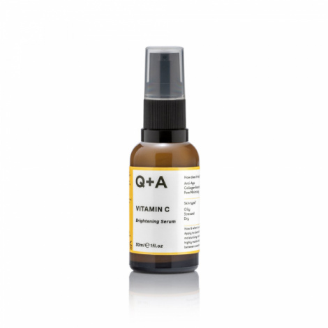 Освітлююча сироватка для обличчя Q + A Vitamin з Brightening Serum, 30 мл