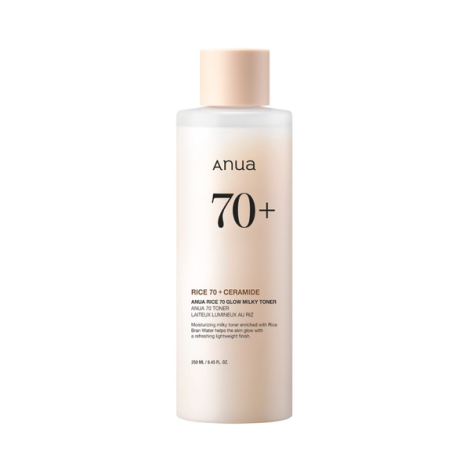Поживний тонер для сяяння шкіри ANUA Rice 70 Glow Milky Toner, 250 мл
