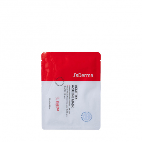 Маска тканинна заспокійлива з азуленом J’sDerma Acnetrix Azulene Mask, 25г*1уп
