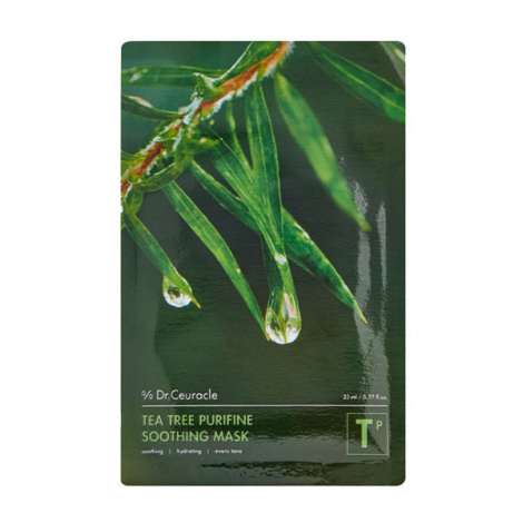 Заспокійлива тканинна маска з екстрактом чайного дерева Dr.Ceuracle Tea Tree Purifine Soothing Mask