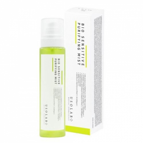 Заспокійливий міст для обличчя із чайним деревом USOLAB Bio Sensitive Purifying Mist, 150 мл