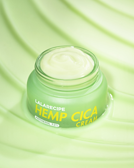 Заспокійливий гель-крем з комплексом CICA та коноплею LALARECIPE Hemp Cica Cream, 50 мл