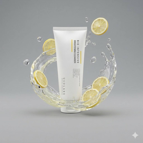 Освітлюючий та омолоджуючий гель для вмивання USOLAB Bio Intensive Brightening Cleanser, 120мл