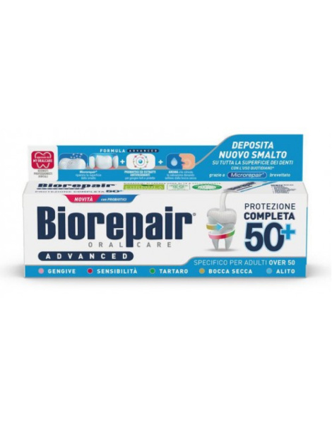 Зубна паста Biorepair "Комплексний догляд Адвансед" NEW, 75 мл