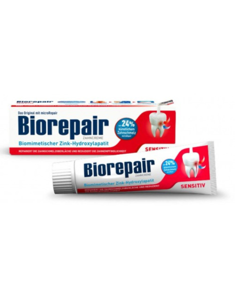 Зубная паста Biorepair "Быстрое лишение чувствительности Адвансед" NEW, 75 мл
