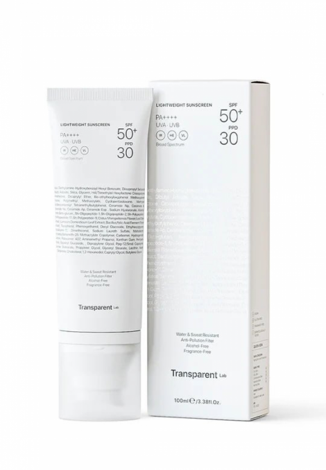Легкий сонцезахисний крем TRANSPARENT-LAB SPF50+LIGHTWEIGHT SUNSCREEN SPF50+, 100 мл