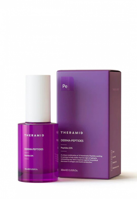 Мультипептидна антивікова сироватка THERAMID DERMA-PEPTIDES 22% Multi-Peptide Treatment, 30 мл