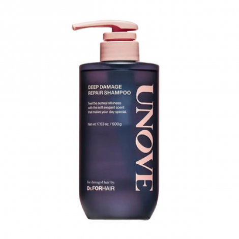 Восстанавливающий шампунь для поврежденных волос Unove Deep Damage Repair Shampoo, 500 мл