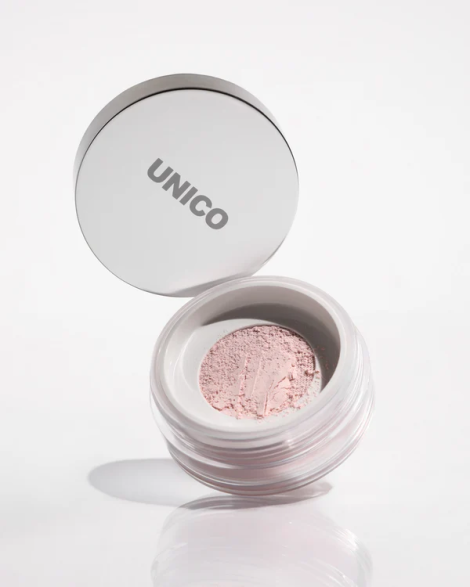 Рожева фінішна пудра для обличчя з SPF13/PA+++ UNICO SETTING&FINISHING POWDER AURA, 10 г
