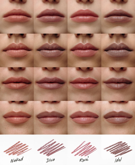 Олівець для губ UNICO LIP PENCIL with peptides DIVA