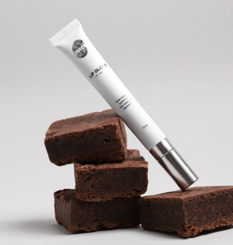 Блиск для губ з ментолом UNICO LIP GLOSS with menthol BROWNIE, 12 мл