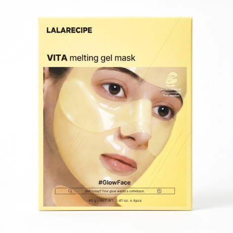 Гелева маска з вітаміном С та ніацинамідом LALARECIPE VITA Melting Gel Mask, 40 г