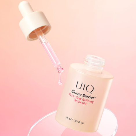 Cироватка з глюконолактоном UIQ Biome Barrier™ PHA Glow Refining Ampoule, 30 мл
