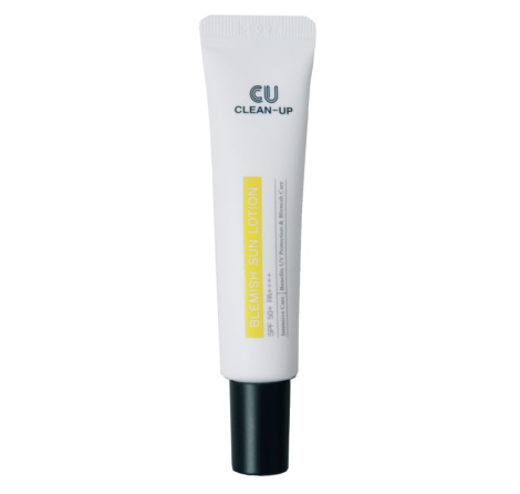 Солнцезащитный лосьон с липосомами CU CLEAN-UP BLEMISH SUN LOTION SPF50+ PA++++, 15 мл