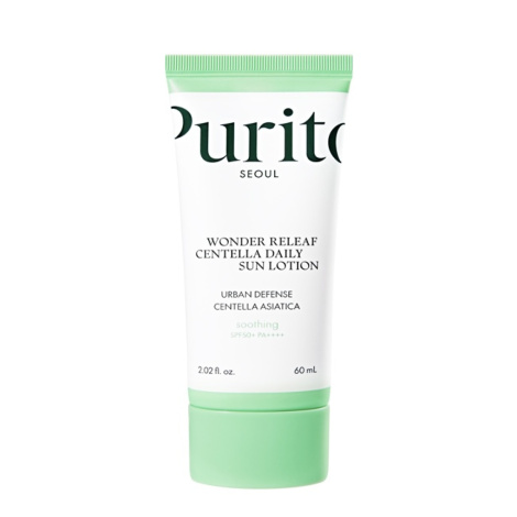 Лосьйон сонцезахисний на кожен день Purito Seoul Wonder Releaf Centella Daily Sun Lotion SPF50+ PA++++, 60 мл