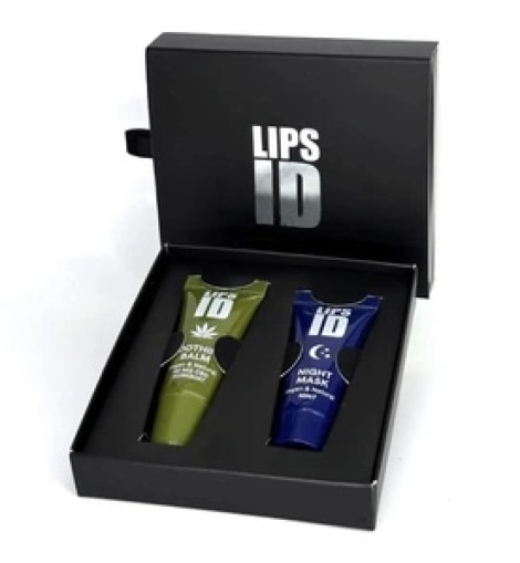 Набір «День&Ніч» Lips ID (заспокійливий бальзам та нічна маска), 2×10 мл