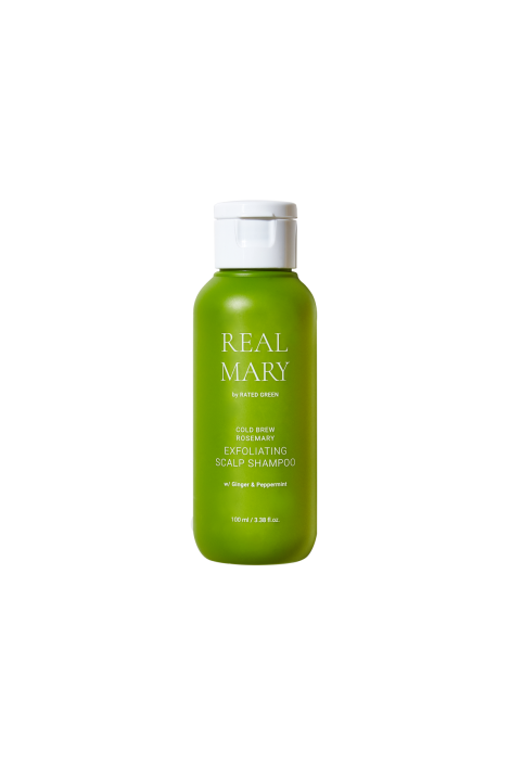 Глибокоочищающий шампунь для волосся з соком розмарину Rated Green REAL MARY COLD BREWED ROSEMARY EXFOLIATING SCALP SHAMPOO, 100 мл