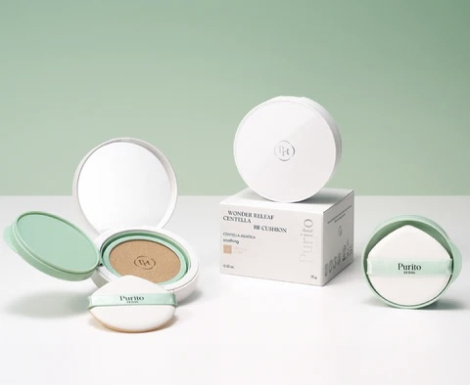 BB-кушон з центеллою Purito Seoul Wonder Releaf Centella BB Cushion #13 Neutral Ivory, 15 g + 15 g