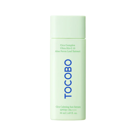 Сонцезахисний крем для проблемної та чутливої ​​шкіри TOCOBO CICA CALMING SUN SERUM 50ML SPF50+ PA++++, 50 мл