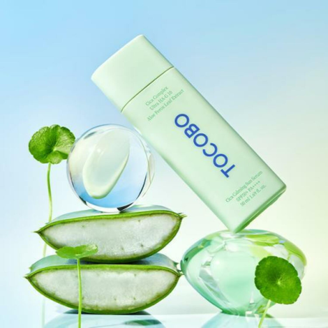 Сонцезахисний крем для проблемної та чутливої ​​шкіри TOCOBO CICA CALMING SUN SERUM 50ML SPF50+ PA++++, 50 мл