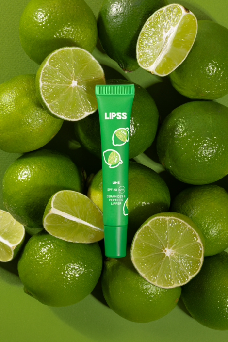 Лаймовий ліппер для губ SPF 20 LIPSS Lime Lipper, 10 мл